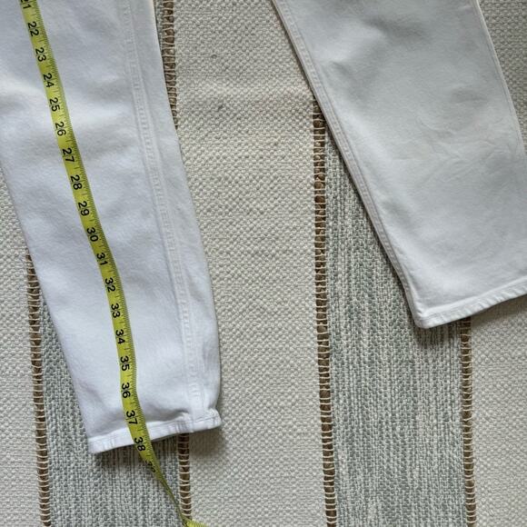 Agolde Nico White Ultra High Rise Slim Fit Button Fly Jeans Women’s Size 29 - Picture 6 of 13